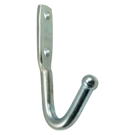 Midwest Fastener 3/8" x 1" x 4-13/16" Zinc Plated Steel Rope Binding Hooks 10PK 52407